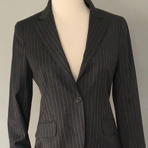 Theory pinstripe wool suit